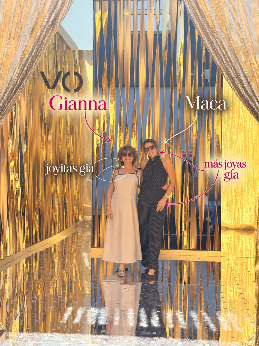 Gianna y Macarena de Gia Solari en la feria VicenzaOro
